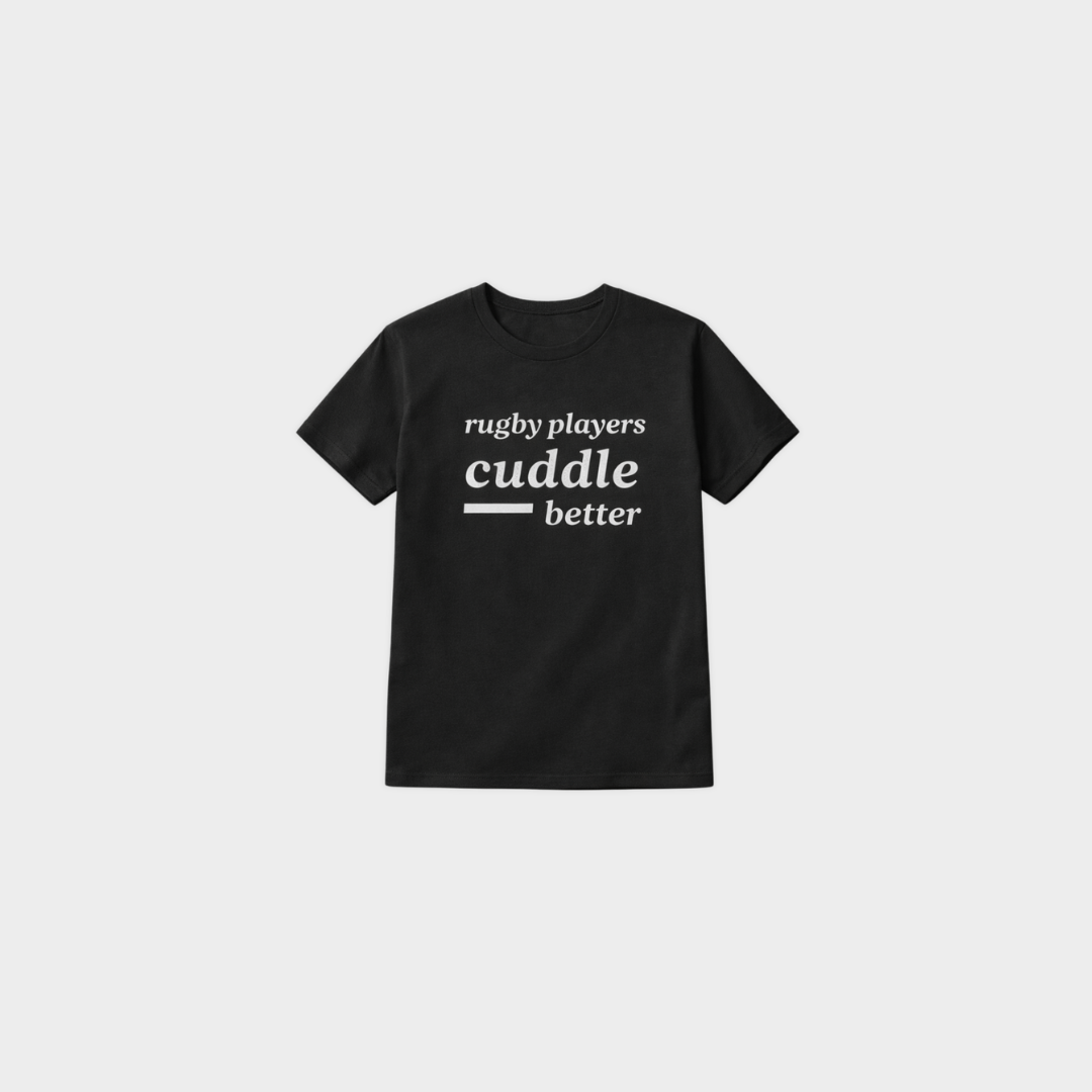 black rugby players cuddle better tee